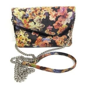 Hobo The Original Daria Floral Handbag Convertible Chain Strap Detachable Purse